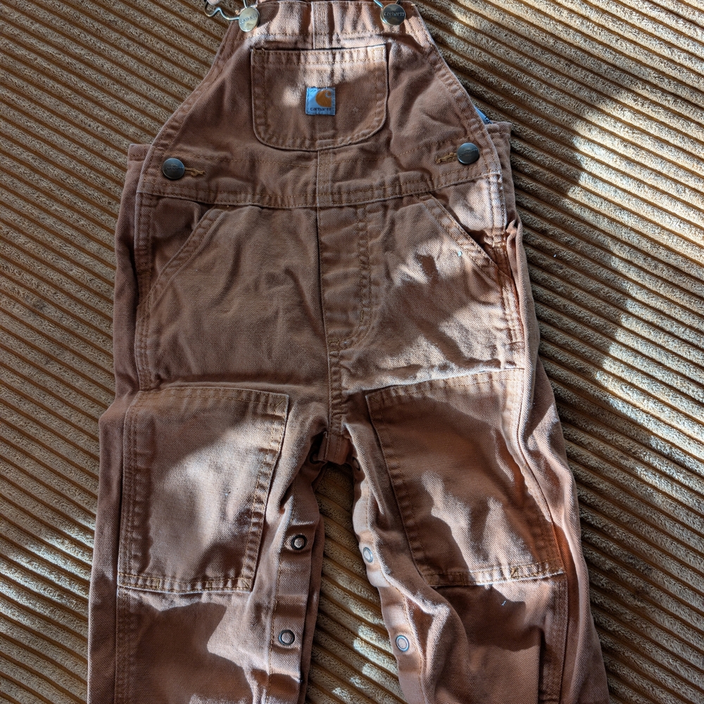 Carhartt Kids Brown Overalls